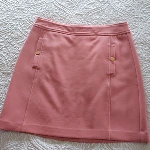 Loft pink shift skirt